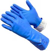 Перчатки защита от химии латекс/нитрил Gward SL1 синие размер M