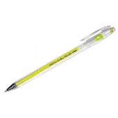 Ручка гелевая Crown-500 желтая