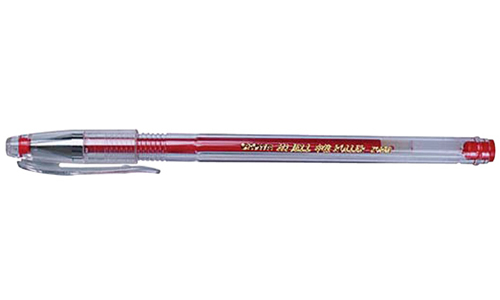 Ручка гелевая Crown-500 красная