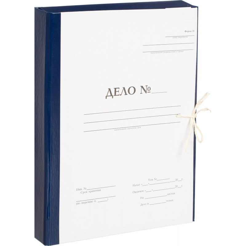 Папка картон на завязках 50мм арх.гребешок 3 клапана