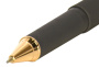 Ручка масляная LOREX ultra-soft touch  0,7 синяя прорез.корп., серый металл