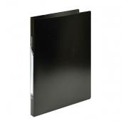 Скоросшиватель пласт.с бок.заж.inФормат карм.черный