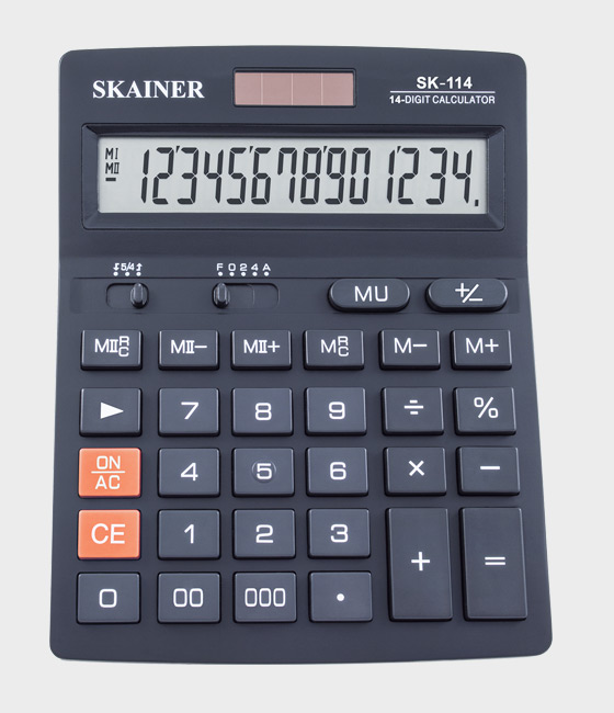 Калькулятор Skainer 14-разрядн.114