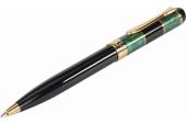 Ручка шариковая Galant Granit Green 0,7мм, черн/зелен корп., золот. детали
