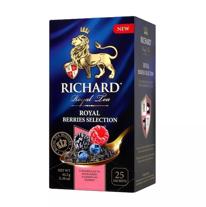 Чай черный RICHARD Royal Berries Selection, 25 саше