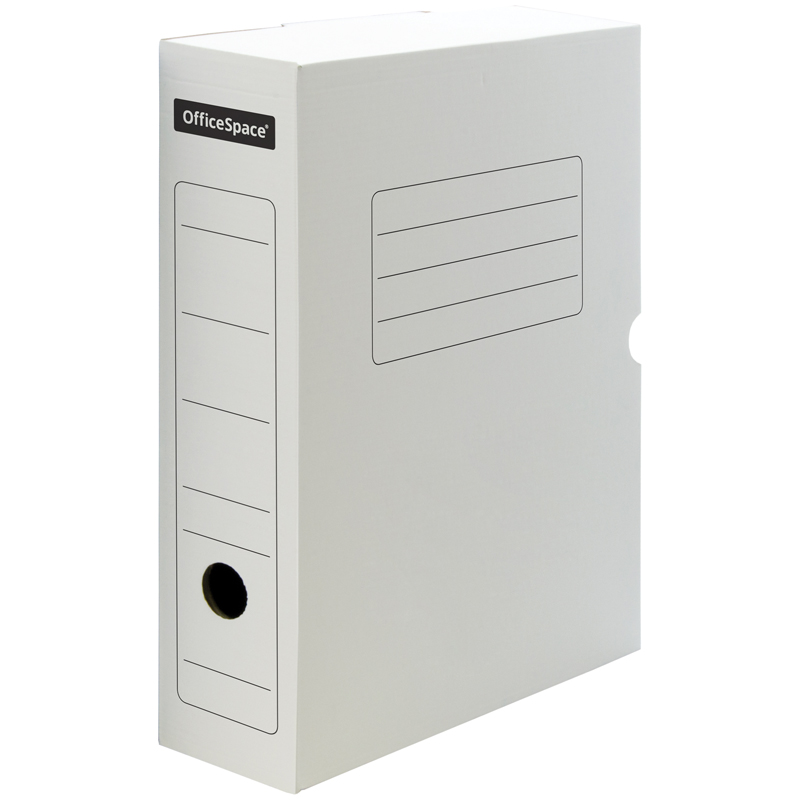 Короб архивный микрогофрокартон 7,5 см Спейс