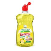 Ср-во д/мытья посуды Greeny Light 500 мл Clean&Green Лимон (пм)