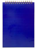 Блокнот клетка 60 лист.А5 Для конфер.синий спираль