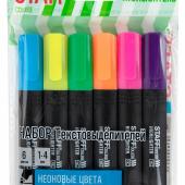 Маркер текстовой STAFF College "STICK NEON" набор 6 штук