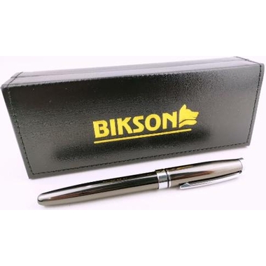 Ручка шариковая BIKSON Blackout синяя, металл.корпус, футляр