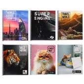 Тетрадь общая 80 листов ClipStudio, на спирали, офсет