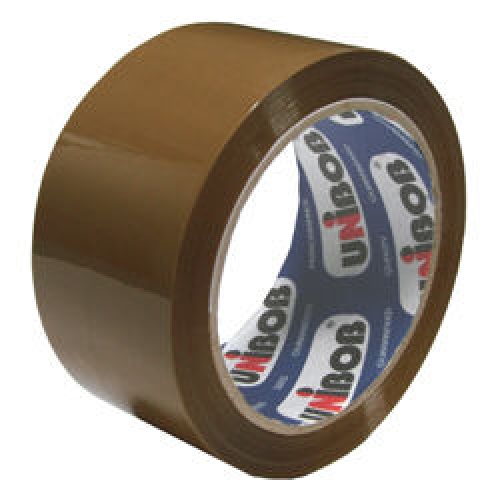 Скотч 48х66 коричневый Unibob 600