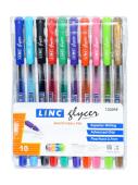 Ручка шариковая Linc Glycer набор 10 цветов