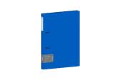 Папка 2 кольца, корешок 24мм Berlingo Soft Touch синий, 700мкм
