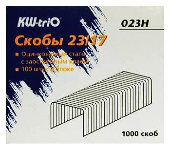 Скобы №23/17 KW-TRIO 120-160 лист