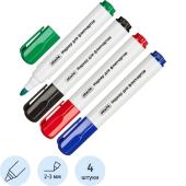 Маркер для флипчарта Attache набор 4 цвета