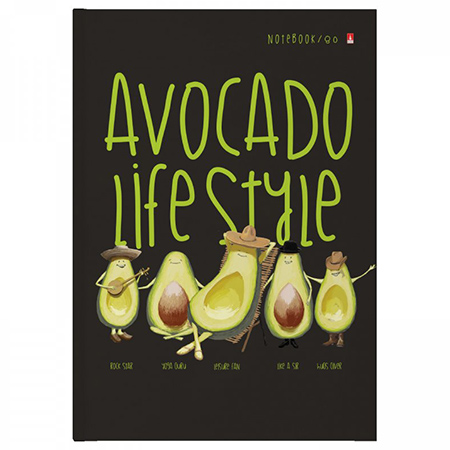Блокнот-прест.80 листов А4 Avocado Style