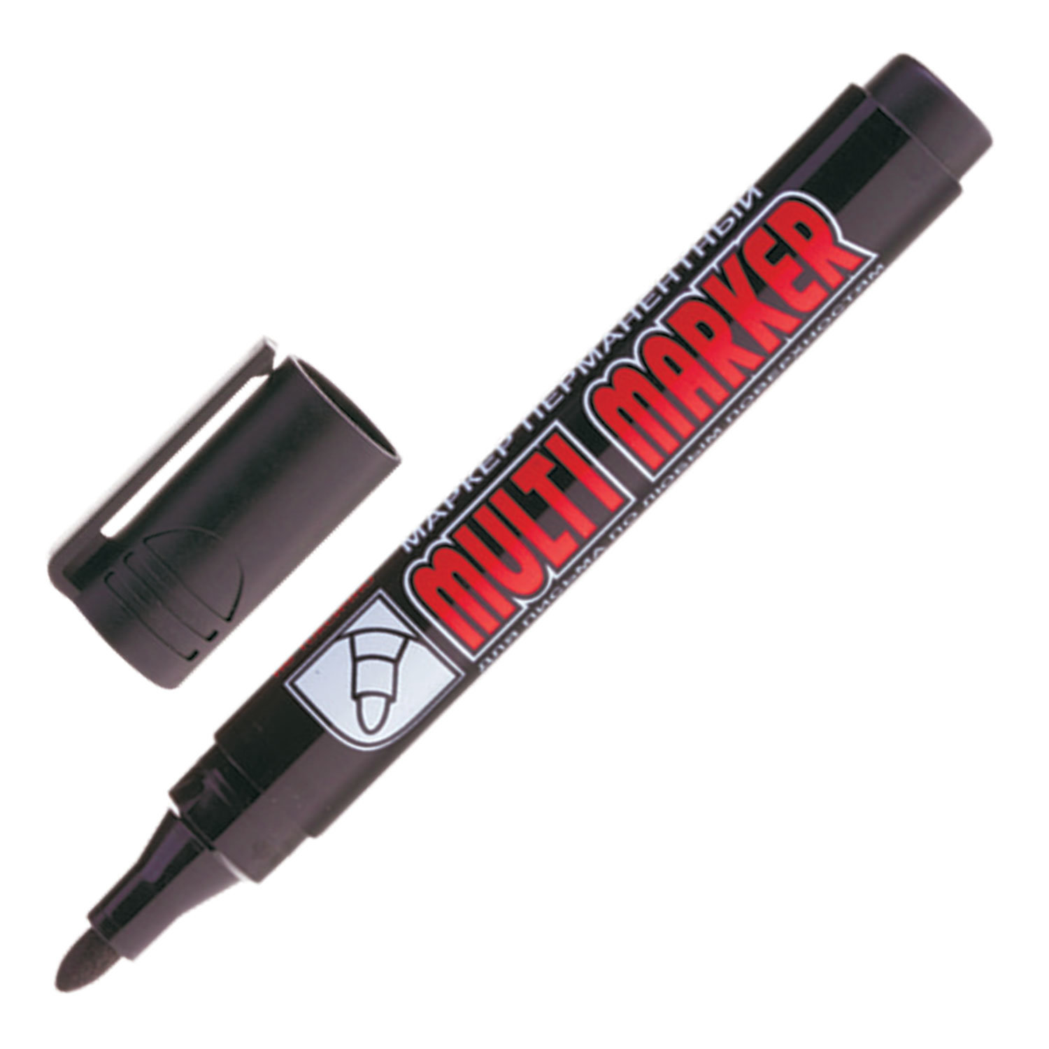 Маркер перманентный Crown Multi Marker 3мм круглый Черный + Супер клей