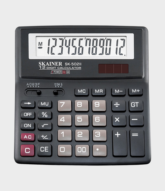 Калькулятор Skainer 12-разрядн.502