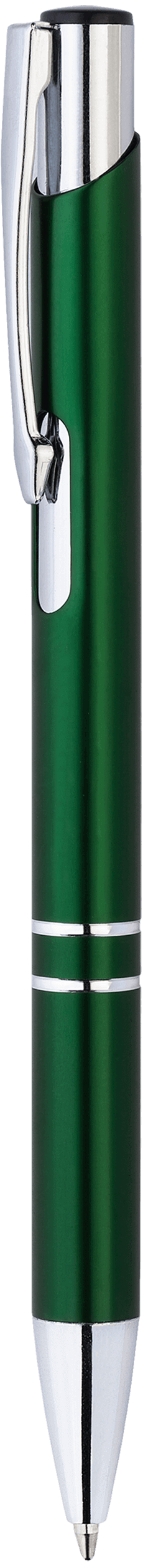 Ручка шариковая автом. KOSKO, метал.зеленый корпус, синяя