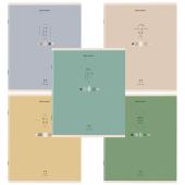 Тетрадь общая 48 листов BRAUBERG Natural, скоба, клетка