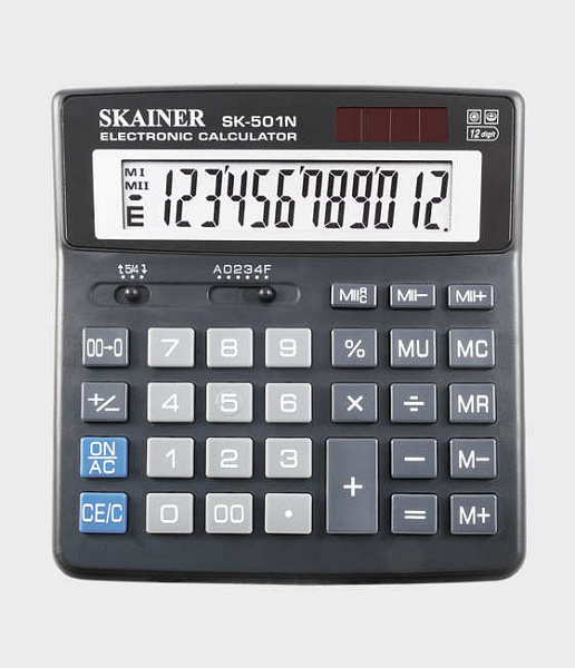 Калькулятор Skainer 12-разрядн.501N