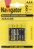 Батарейка Navigator NBT-NPE-LR03-BP4 ААА