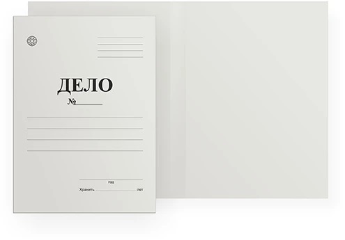 Папка-обложка Дело Dolce Costo белая, немелов., 280г/м2