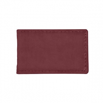 Визитница 65х105 20карт.Бургундия бордо