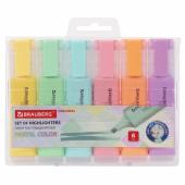 Маркер текстовой Brauberg Original Pastel набор 6 шт,1-5мм