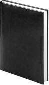 Ежедневник недатир.А5 Lamark Classic, черный, иск.кожа,128л