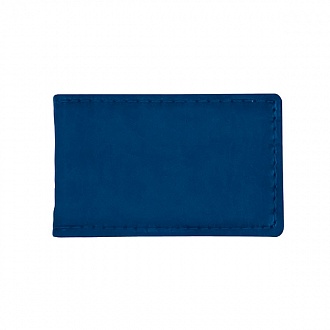 Визитница 65х105 20карт.Бургундия синяя