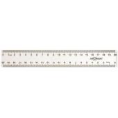 Линейка пластмассовая 20 см прозр.бесцветная Линейка пластмассовая 20 см прозр.бесцветная