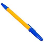 Ручка шариковая ClipStudio желтый корпус 0,7 синяя