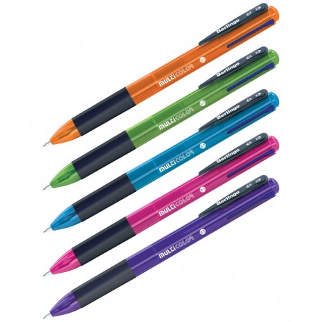 Ручка шариковая Berlingo Multicolor 4 цвета  0.7