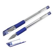 Ручка гелевая ClipStudio синяя с резин.