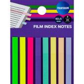 Закладки Centrum 60*5 8цв.х 20лист.пласт.неон