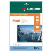 Бумага Lomond А4 180 50л.матовая одностор.