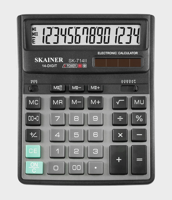 Калькулятор Skainer 14-разрядн.714