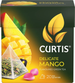 Чай зеленый CURTIS Нежный манго аром., 20 пир