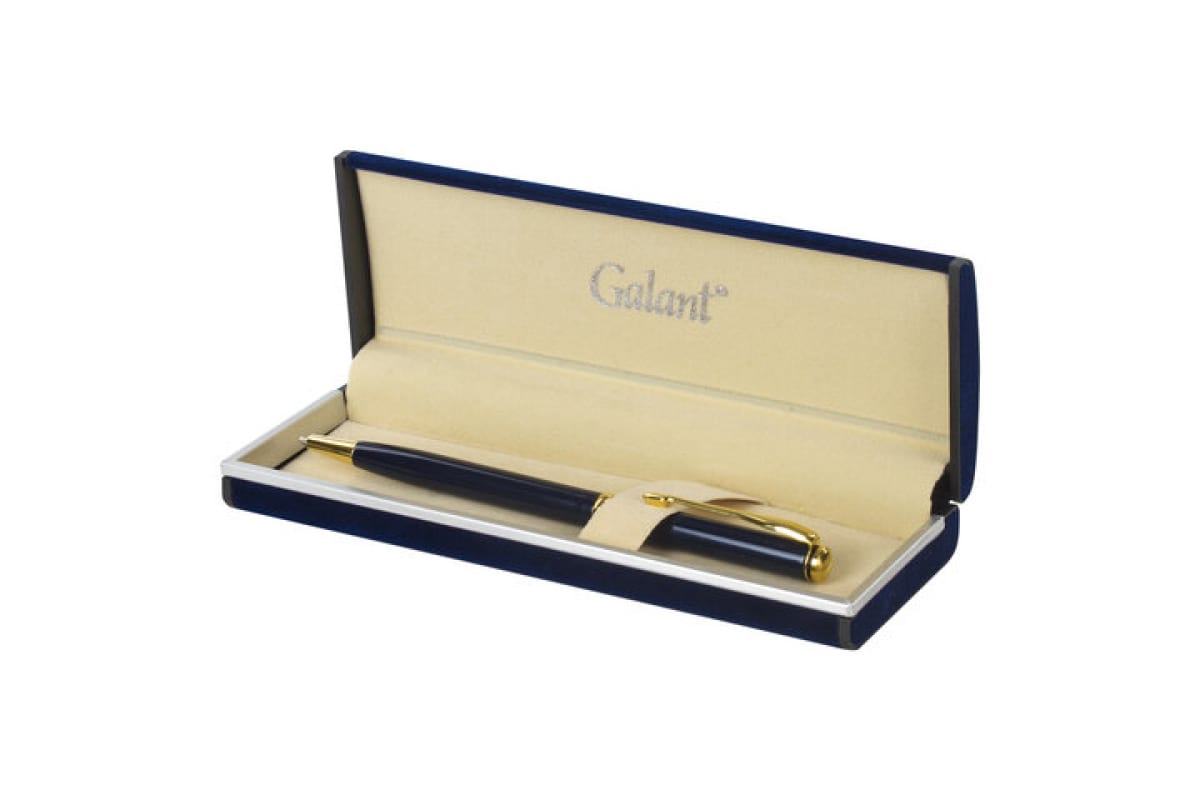 Ручка шариковая Galant Arrow Gold Blue 0,7 мм, темно-синий корп., золотистые детали