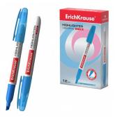 Маркер текстовой Erich Krause V-15 голубой