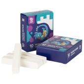 Мел Schoolformat белый 10 штук квадратные