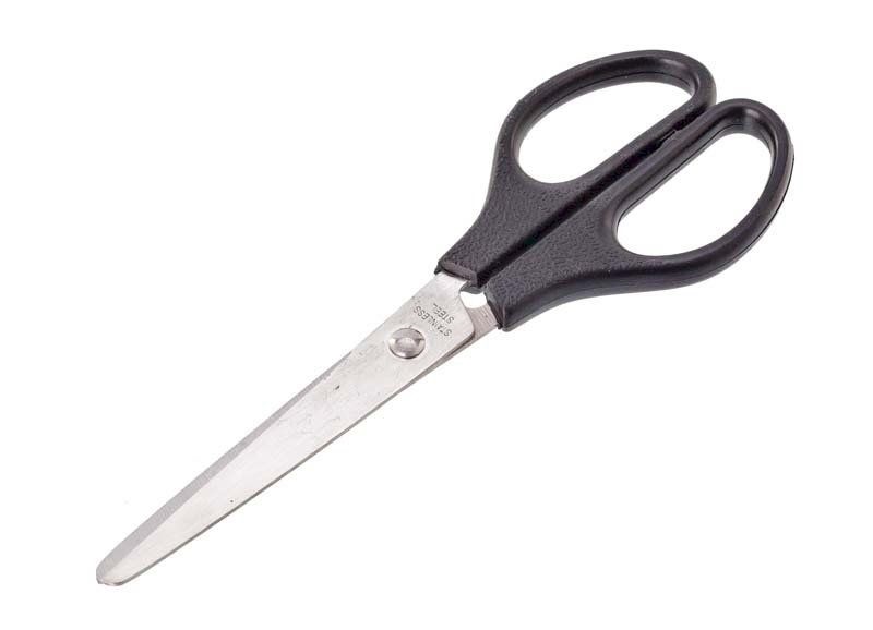 Ножницы 17.0 см WorkMate пластик.черные ручки
