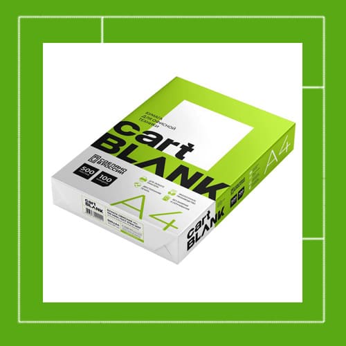 Бумага CartBlank уже в продаже! Бумага CartBlank уже в продаже!