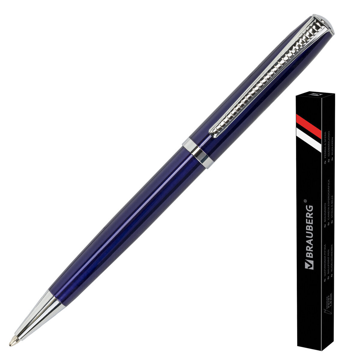 Ручка шариковая Brauberg Cayman Blue 0,7 мм корп.Синий
