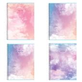 Тетрадь общая 80 листов А4 Cloud, гянц.лак,гребень, Brauberg