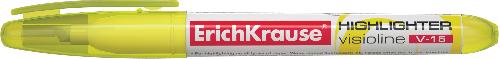 Маркер текстовой Erich Krause V-15 желтый