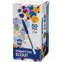 Ручка шариковая Scout Centrum синяя, прозр.корпус Ручка шариковая Scout Centrum синяя, прозр.корпус