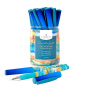 Ручка масляная LOREX WaterColor Blur 0,7 синяя прорез.корп.